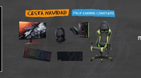 Cesta NAVIDAD - Pack Gaming completo